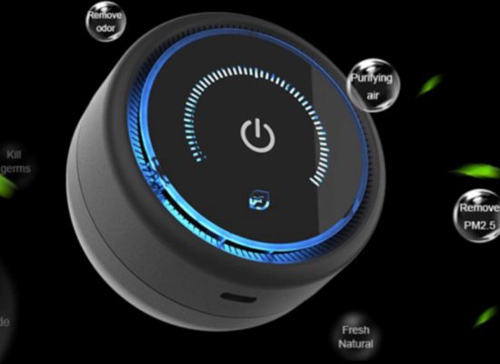 Air-Born Auto Boot Camper UVC Luchtsterilisator-reiniger, vernietigd alle ziektekiemen zoals virussen, bacteriën, schimmels en pollen. Verwijdert nare geuren ook rook. 5Volt-USB. 2 jaar garantie. van Air Born