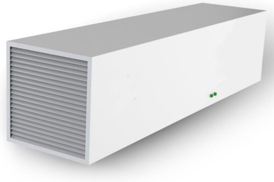 Air-Born Pro RVS UVC Luchtsterilisator-reiniger, vernietigd alle ziektekiemen zoals virussen, bacteriën, schimmels en pollen. Verwijdert nare geuren, ook rook en brandlucht. Geschikt voor continu gebruik. 2 jaar garantie. van Air Born
