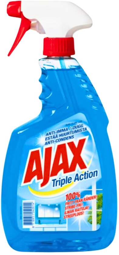 Ajax - Glasreiniger - Spray - Glas - 750ml van Merkloos
