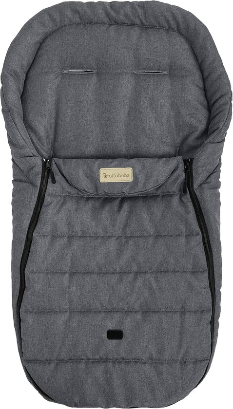 AL2450L-33 Overgangsvoetenzak Lifeline voor alle gangbare kinderwagens, buggy's en joggers, lichtgrijs