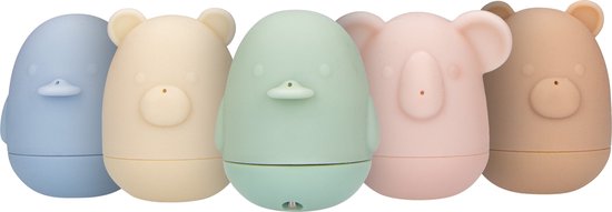 Alecto BT5 Badthermometer - Set van vijf kleurrijke badspeeltjes met Thermometer - Badspeelgoed voor baby's en kinderen van Alecto