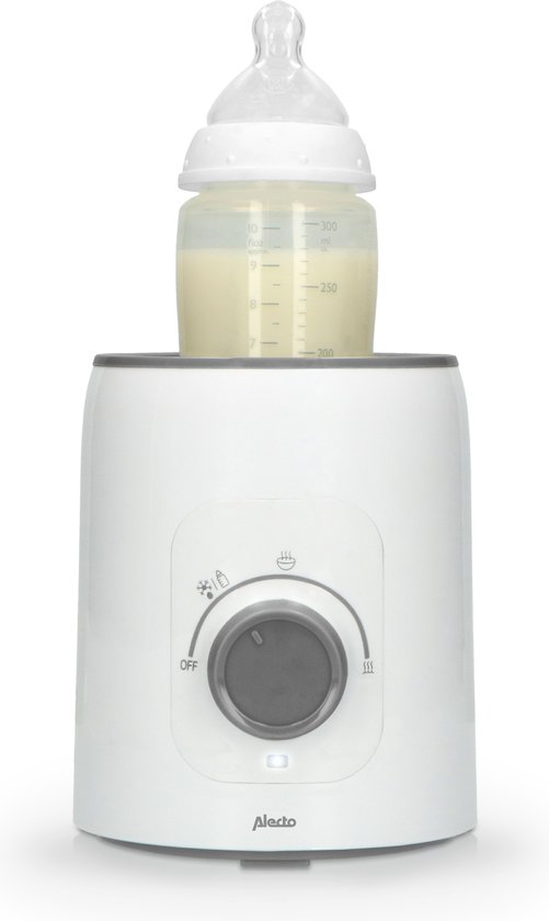 Alecto BW600 - Flessenwarmer met Snelle Opwarming (210W) - Wit van Alecto