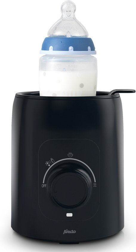 Alecto BW600BK - Flessenwarmer met Snelle Opwarming (210W) - Zwart van Merkloos