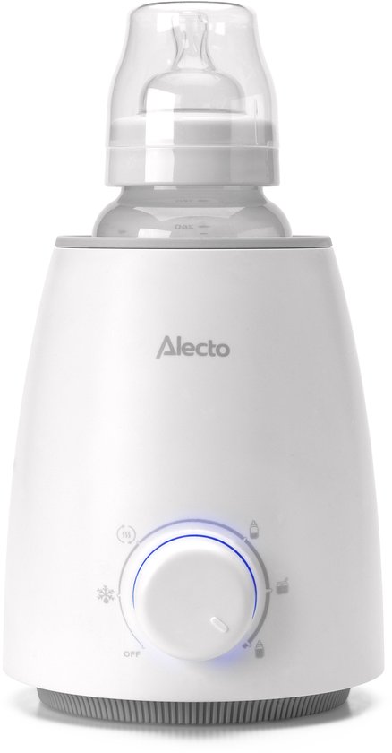 Alecto Flessenwarmer - Geschikt voor alle gangbare flessen - 500W - BW800 - Wit van Merkloos