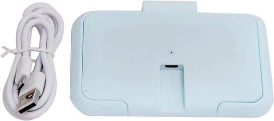 Allecto- Babydoekje Warmer Thermostaat Temperatuur - Dubbele Lagen Cover - Draagbare USB - Natte Wipe Heater - Voorkomen Verdamping - Comfortabel Gebruik.