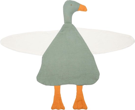 Allecto Plus - Baby deken met eendenmotief en zachte stof voor jongens en meisjes - Ideale kraamcadeau met eendenmotief - Baby essentials met knuffeldoek - Duck Baby Deken. van Allecto Plus