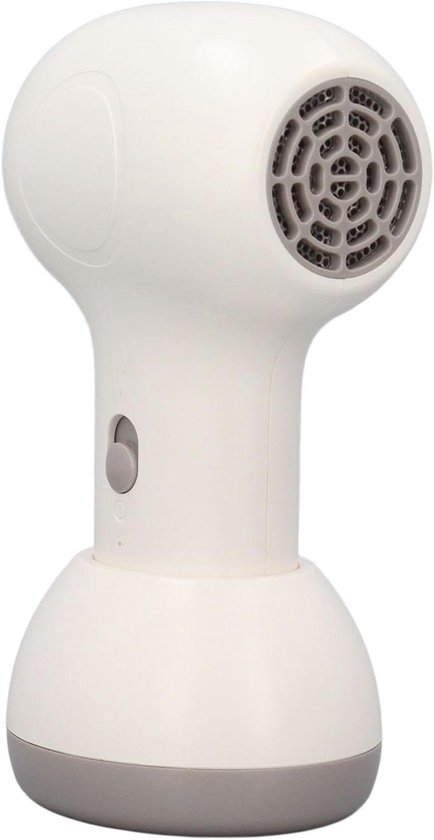 Allecto plus - Draadloze Baby-Föhn voor Zacht Blazen en Veilige Droging - Compact Ontwerp - Oplaadbaar - Geschikt voor Baby-peuter-huid - Melkachtig Wit en Bruin van Allecto plus