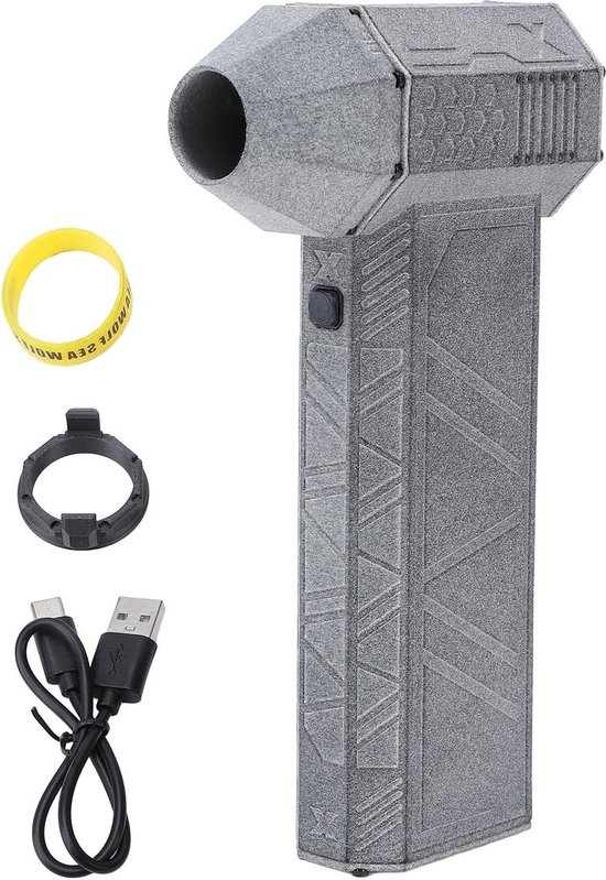 Allecto Plus - Straal Droge Elektrische Luchtstofzuiger 150000 RPM voor Auto en Camping. Turboventilator Blower in Grijs. van Allecto plus