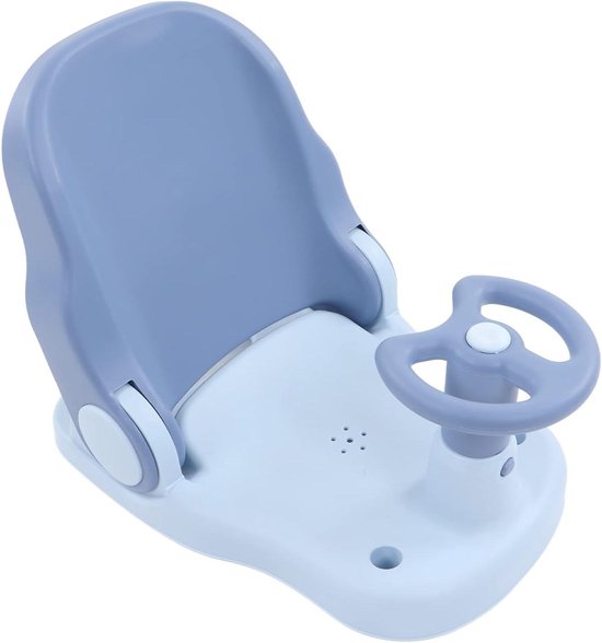 Allecto Plus - Verstelbare Baby Badstoeltje voor Peuters met Stabiele Zit (Blauw) - Babybadje - Douche Stoel - Badzitje - Kinderen - Veilig - Badkamer Accessoire van Allecto Plus