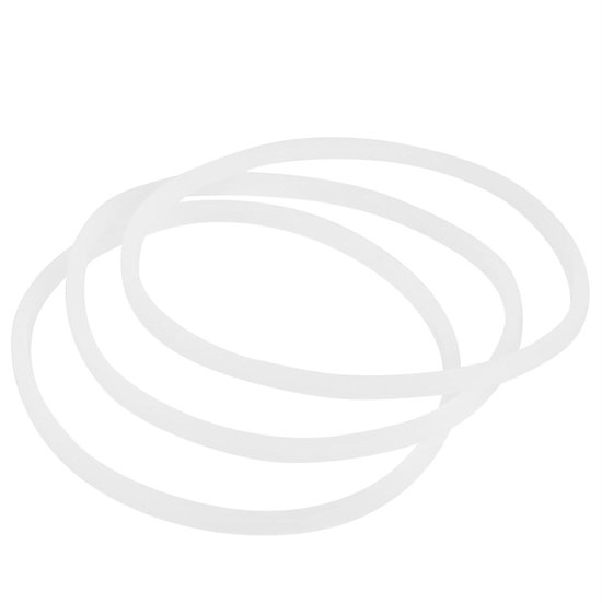 Allecto - Vervangende Pakkingen - Afdichtingsringen - Rubber - Magic Flat Cross Blade - Diameter - Geschikt voor Blenders - Zwart - 3 Stuks - Onderdelen voor Blender van Allecto