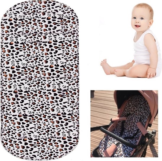 Allernieuwste Buggy Inleg Kussen Panter Print - Tweezijdig bruikbaar - Kinderwagen - Kinderstoel hoes - Wasbaar van Allernieuwste