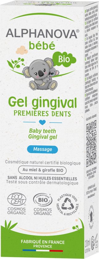 Alphanova Bébé Organic First Teeth Gingival Gel 20 ml van Alphanova