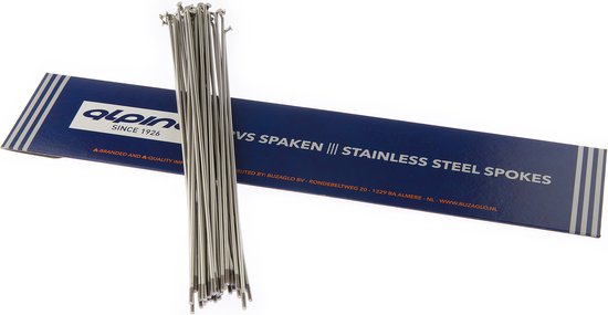 Alpina Spaken 14G (2,00mm) 265mm RVS (P36) van Alpina