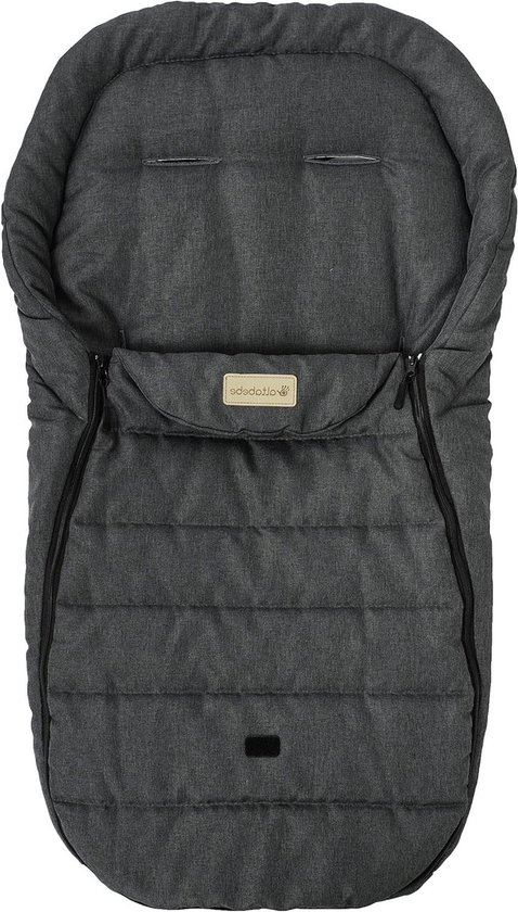 Altabebe AL2450L-30 overgangsvoetenzak Lifeline voor alle gangbare kinderwagens, buggy's en joggers, donkergrijs