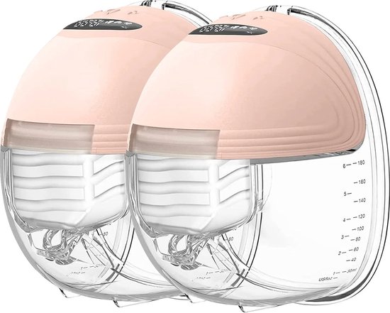 Amalee - Draadloze borstkolf - Handsfree - Elektrisch - Dubbele borstkolf - BPA-vrij - Draagbaar borstkolf - 12 zuig standen - 3 modes - Memory functie - Anti back flow - van Amalee