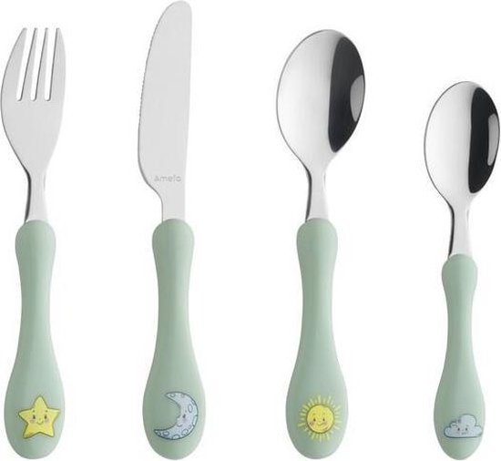 Amefa Kids Kinderbestek STARS 4-delig van AME