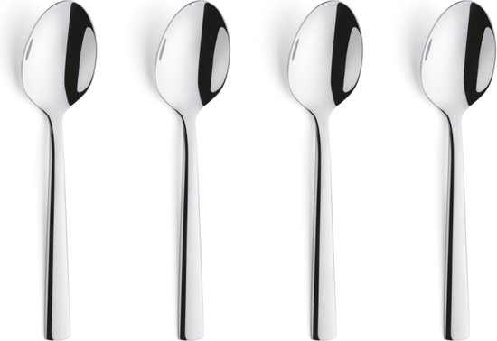 Amefa Theelepels Moderno - 4 Stuks van AME
