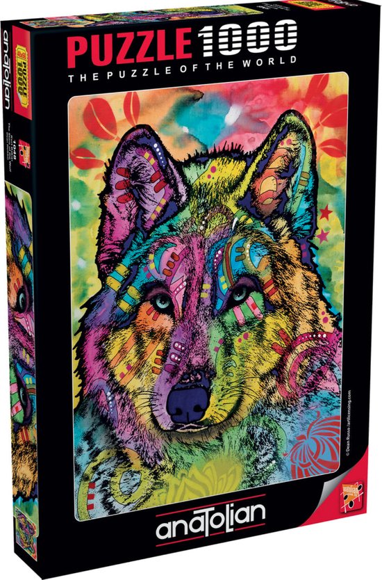 Anatolian - puzzel - the stare of the wolf van Anatolian