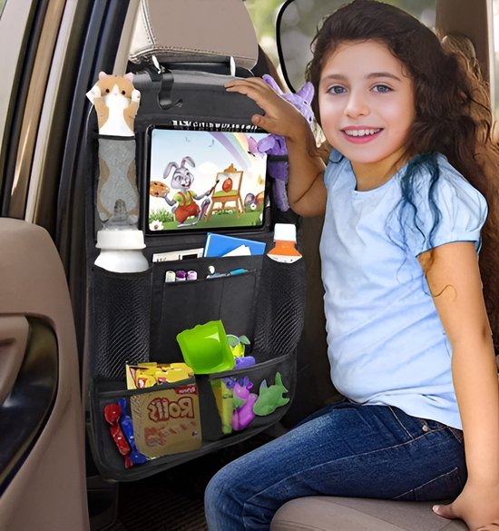 Ankaflex | Autostoel Organizer met Tablet en Telefoon Houder |Auto Organizer voor Kinderen| Auto Accessories| Universeel van Ankaflex