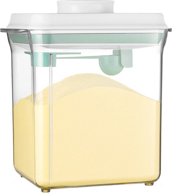 ANKOU 1700 Melkpoeder bewaarbus - Melkpoeder doseerdoos - Babyvoeding opslag - Melkpoeder dispenser| Melkpoeder bus| Melkpoeder vacuum bus van ANKOU