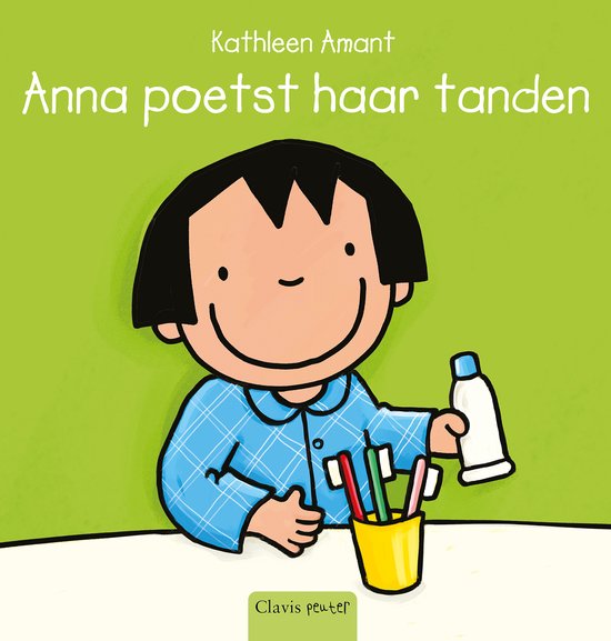 Anna - Anna poetst haar tanden van Colgate.