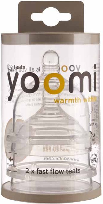Anti darmkramp speen fase 1 Yoomi - 2-pack - Speen Yoomi van $