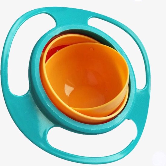 Anti Mors Bakje - Groen - Je kind zal nooit meer knoeien of morsen - Baby Kom - Eetbakje - Babyvoeding - Kinderen - Spill Proof - Eetbakje - Groen van Little Dutch