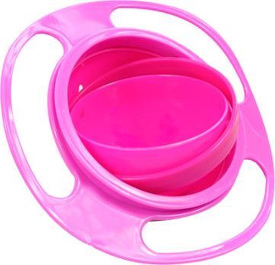 Anti Mors Bakje – Je kind zal nooit meer knoeien of morsen - Baby Kom - Eetbakje - Babyvoeding - Kinderen - Spill Proof - Eetbakje - Roze van Uakeii