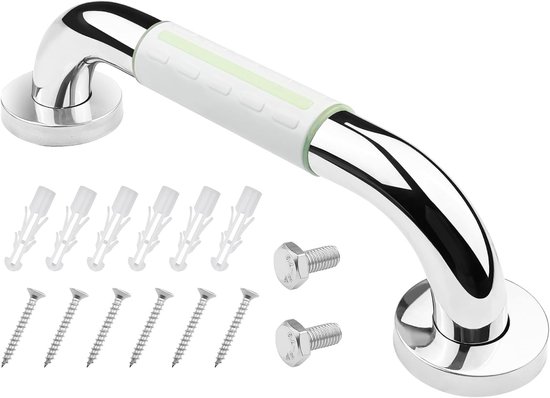 Antislip 30 cm Handgrepen voor Douche en Badkuip - Veiligheidsgrepen voor Senioren, Kinderen en Zwangere Vrouwen van Merkloos