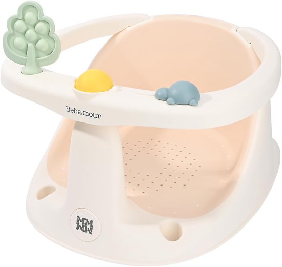 Antislip Baby Badspeeltje en Douchestoeltje voor 6 Maanden Plus