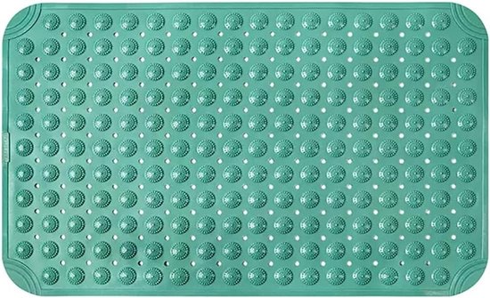 Antislip Badmat - Douchemat Vloerkleed - Veilig Douchen - Sterke Zuignappen - 80x80 cm - Donkergroen