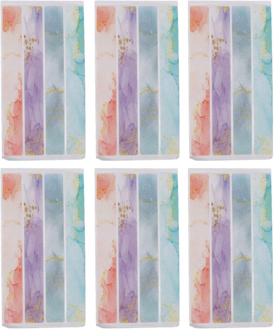 Antislip Badstickers - Strips Douche - Veilig Douchen - Rubberen Materiaal - 24 Stuks - Multicolor