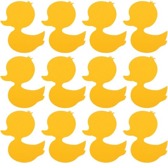 Antislip Badstickers - Veiligheidstickers Bad - Veilig Baden - Met Eendjes Design - 20 Stuks - Wit