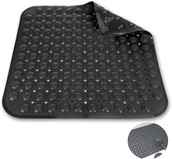 Antislip Douchemat 48 x 48 cm - Veilig en Duurzaam voor Doucheruimtes en Sauna's