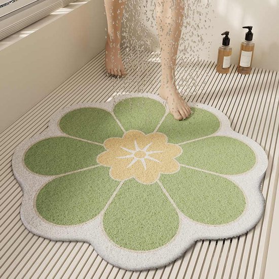 Antislip Douchemat - Badmat PVC - Veilig Douchen - Loofah Structuur - 90x90 cm - A