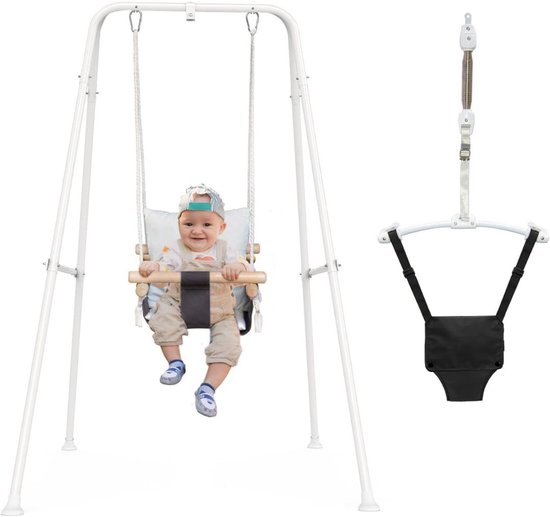 ApexArte® 2-in-1 Baby Jumper met Schommel van Merkloos