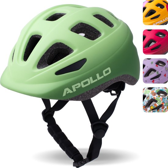 Apollo kinder fietshelm, helm voor kinderen & tieners, multisport helm, fietshelm voor meisjes, fietshelm voor jongens, kinderhelm vanaf 3 jaar, verstelbare kinderhelm van Apollo