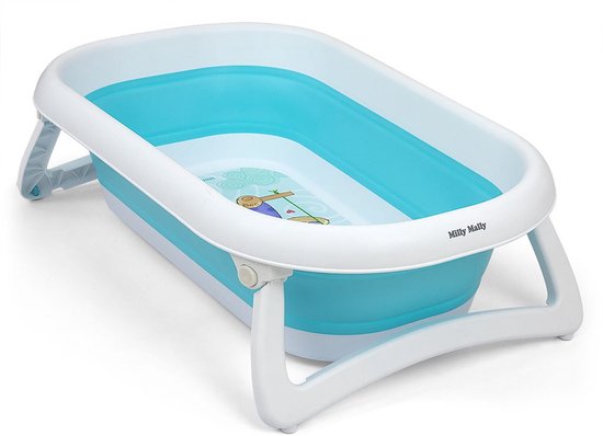 Aqua Blue opklapbaar bad