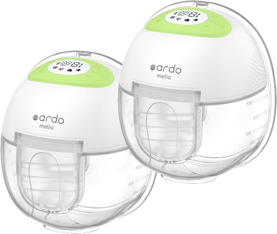 Ardo Melia - Draagbare dubbele borstpomp - Handsfree - WHO compliant van Ardo