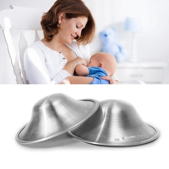 Argentumini S tepelkapjes PUUR ZILVER Koruyucu gumu go us kapaklar stribrna ochrana prsnich bradavek silver nursing guard Stillhutchen paracapezzoli zilveren tepelbeschermers van Argentum+