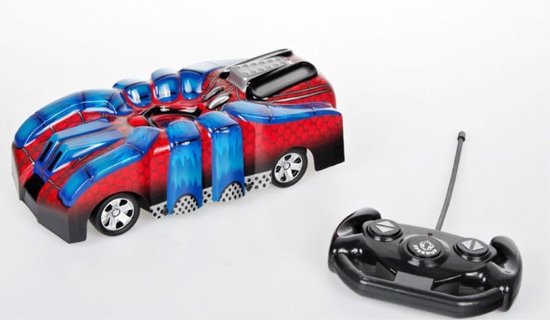 Ariko RC Jungle Spin Auto - Shock Absorberend - Luchtgevulde Banden - Met Licht - Rood van Ariko