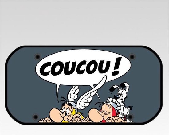 Asterix & Obelix -  Vorstscherm en Zonnescherm voor de auto -100x50cm van Avenue Mandarine