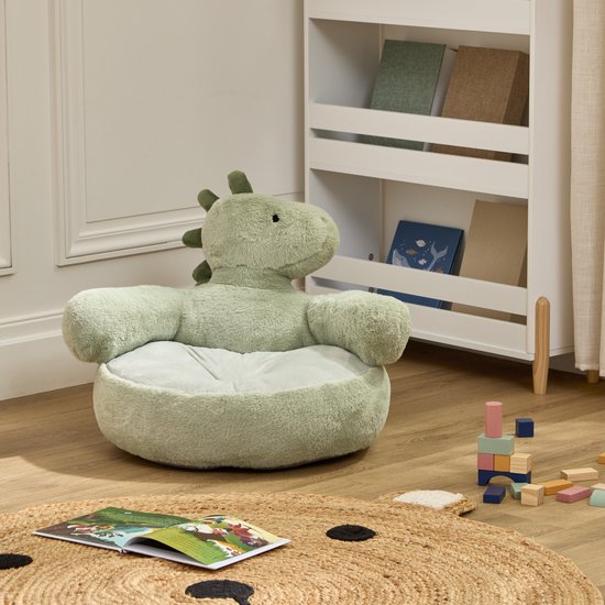 Atmosphera Kids Kinderfauteuil Dino - 48x42x45cm - Groen