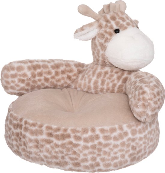 Atmosphera Kids Kinderfauteuil Giraf 48x42x45cm - Bruin van Atmosphera