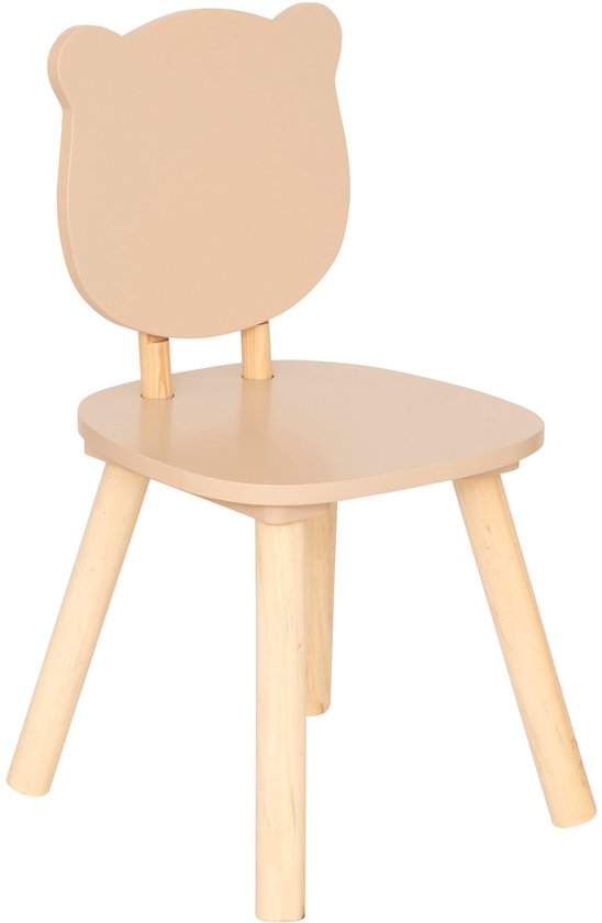 Atmosphera Kids Teddybeer kinderstoel - 26x26x49cm - Beige van ATMOSPHERA KIDS.