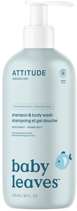 ATTITUDE - Baby Leaves Shampoo & Body Wash Good night