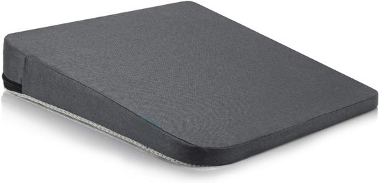 Aurixi® Zitverhoger Auto - Stoelverhoger voor Auto - Kinderzitje Auto - Donkergrijs- ‎34cm x 37cm x 8cm van Merkloos