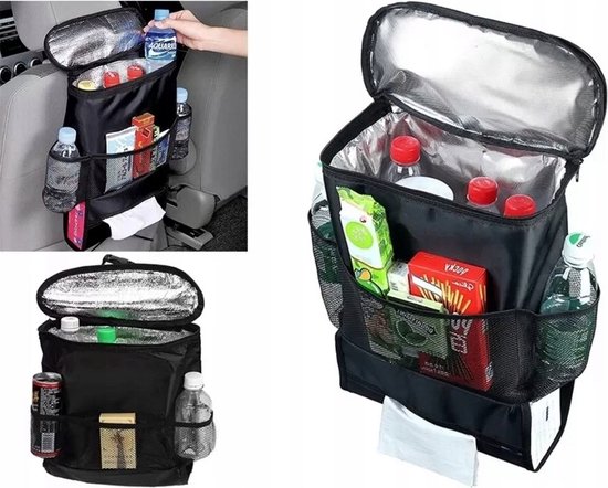 Auto achterbank organizer koeler lichte opbergtas LB-489 met meerdere zakken voor outdoor-reizen Stoel Isolatie Pakket THERMISCHE Zak behoud van warmte en verkoelend drankje van LB-489