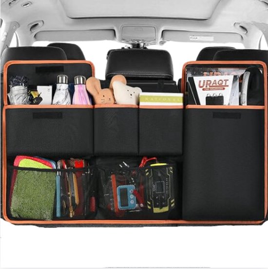 Auto Achterbank Organizer - Verstelbare Riemen - Snacks & Drankjes voor Onderweg - Duurzaam van LifeGoods