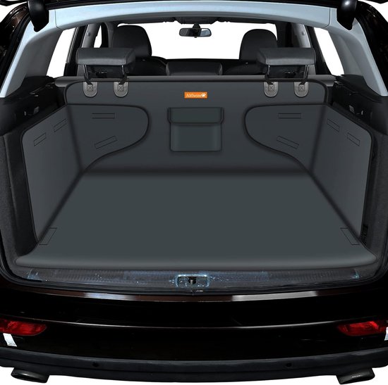 Auto Boot Liner Protector - Antislip Waterdichte Hond Achterbank Cover - Duurzame Wasbare Cargo Cover Mat Reizen, Universeel voor Middelgrote Kleine Auto Truck SUV (Grijs) van Dokkita